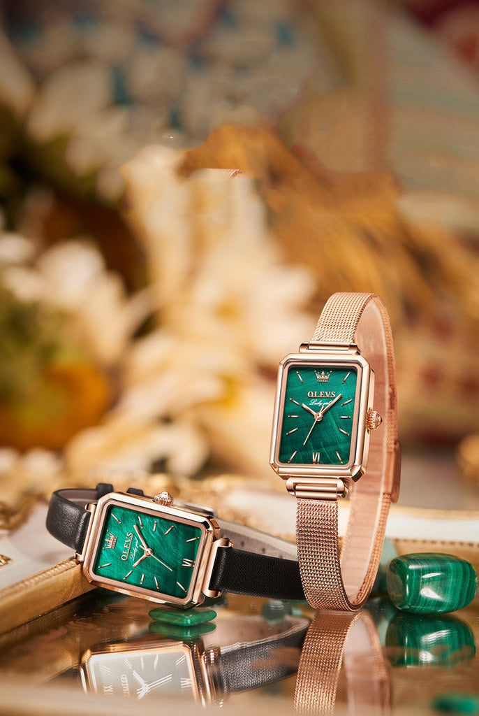 Montre Olevs noir ou or