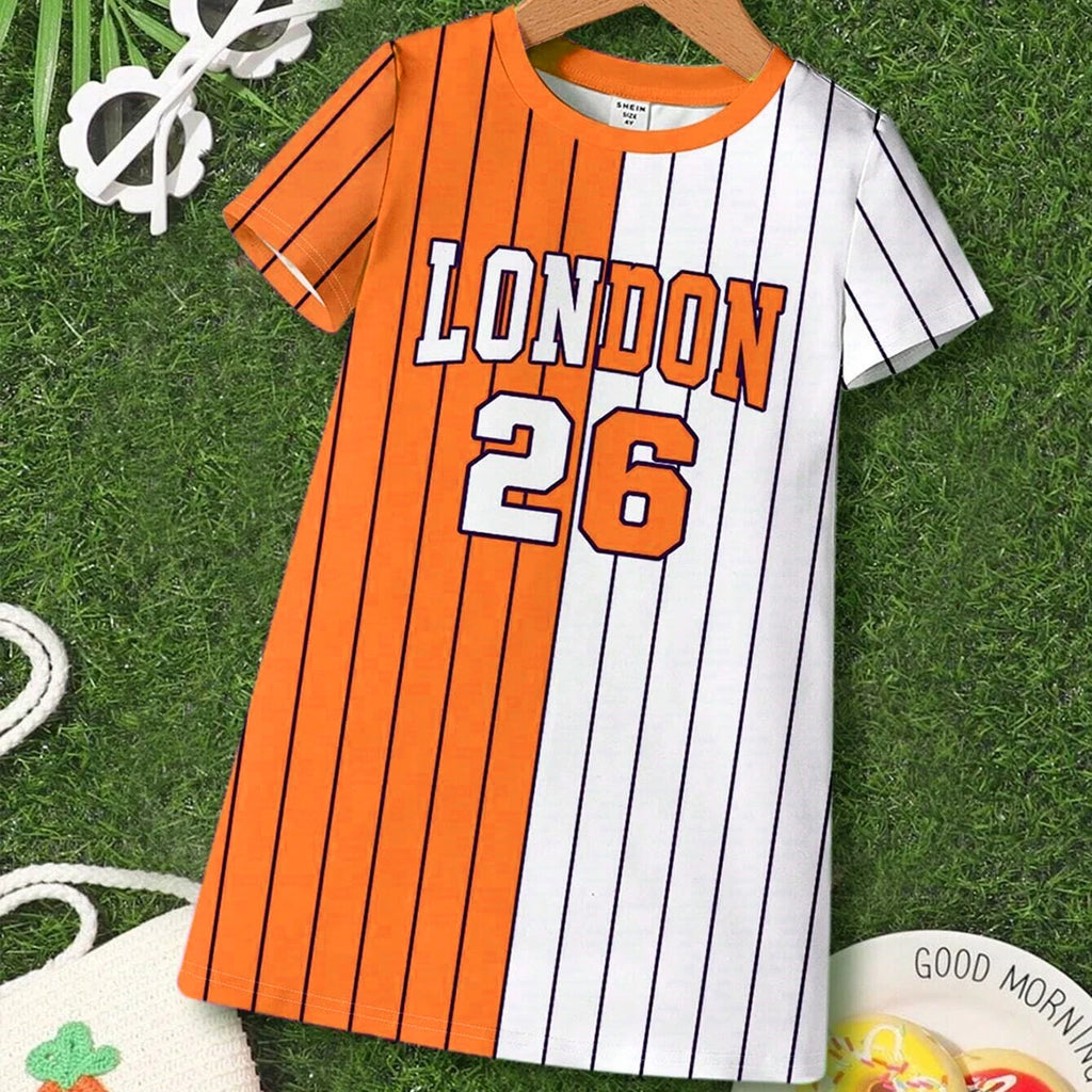 Robe de Basket ample et élégante orange