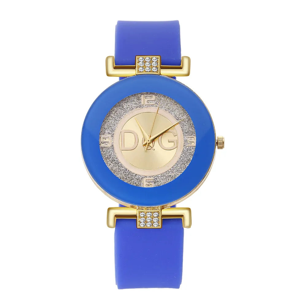 Montre bracelet chic bleue