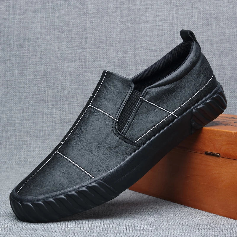 Chaussures en cuir noires