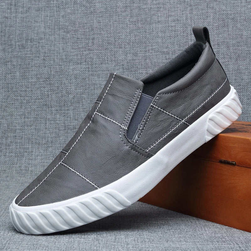 Chaussures confortables grises