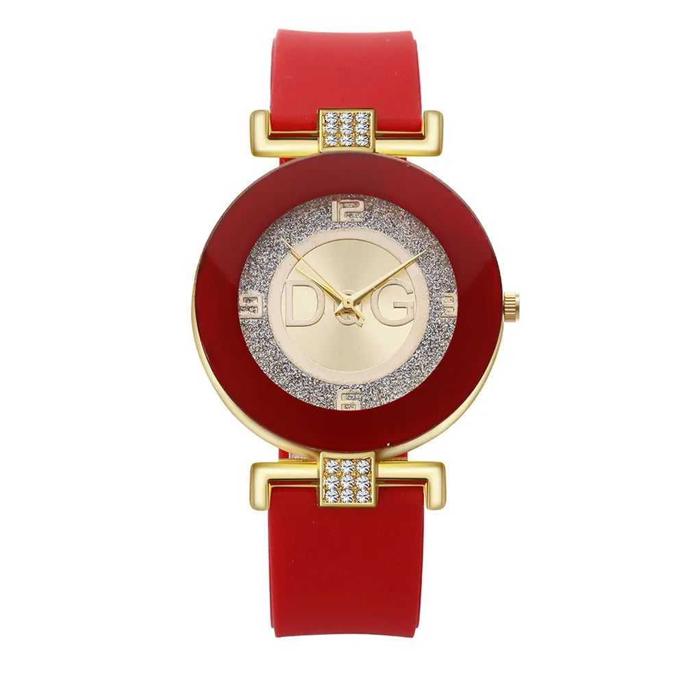 Montre bracelet rouge