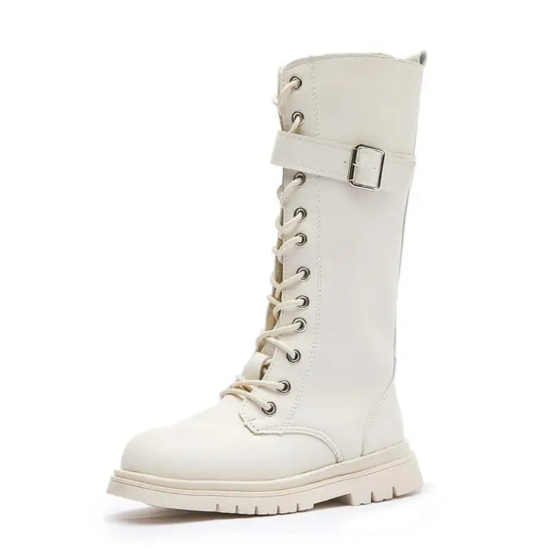 Bottes longues tendance blanches