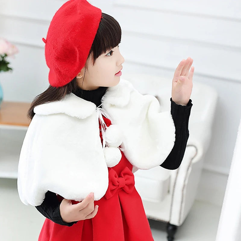 Béret d'hiver pour enfants rouge