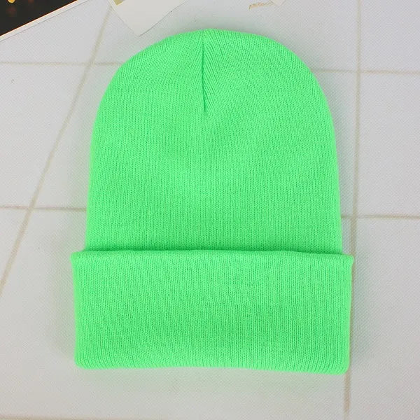 Bonnet vert fluo