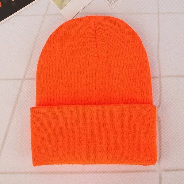 Bonnet tricoté pêche 