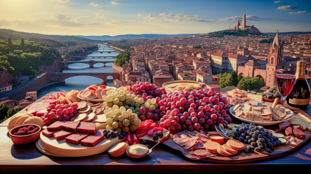 Pain Fromage un beau paysage méditerranéen La Dolce Vita