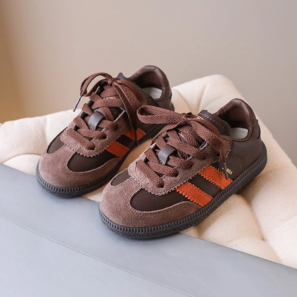 Chaussures de sport pour enfants marron