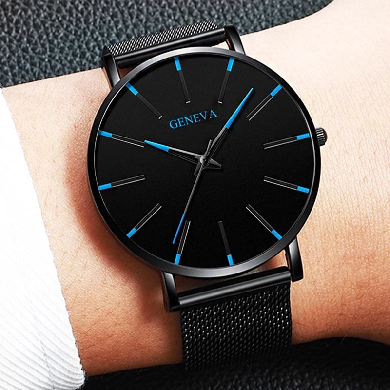 Homme portant montre Essenza