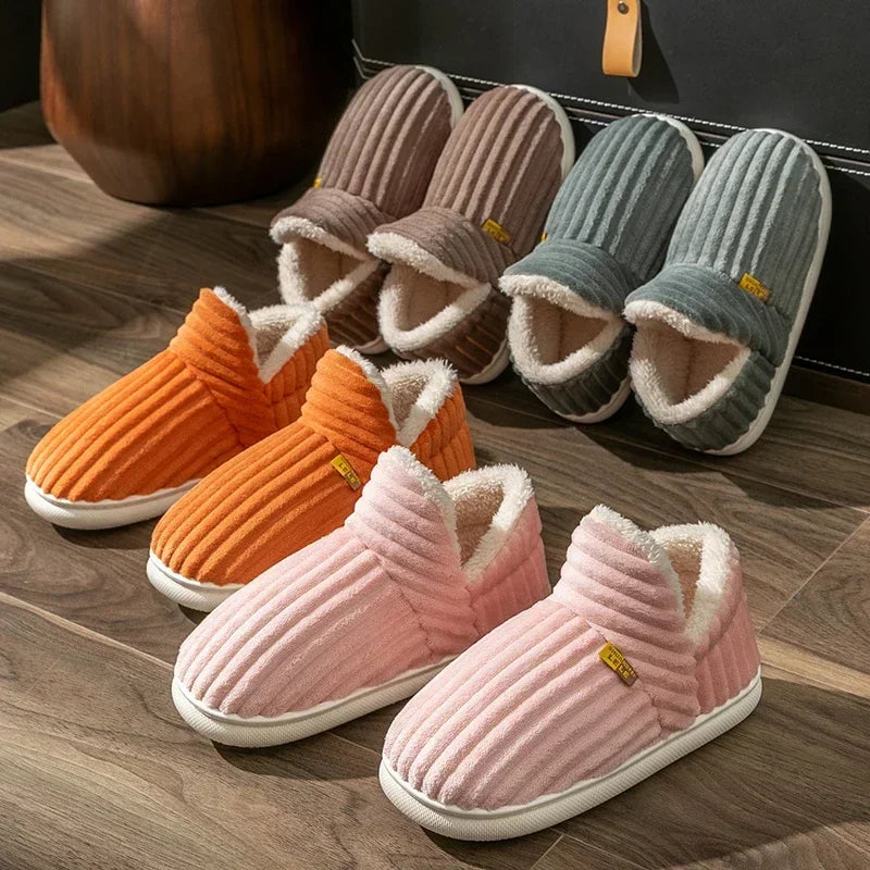 Pantoufles en peluche antidérapants