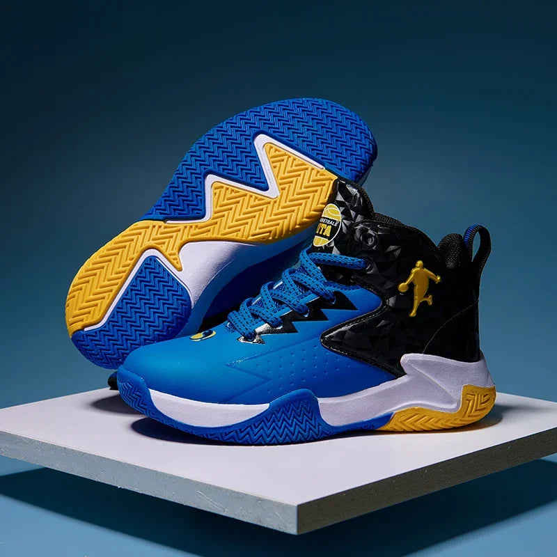 Chaussures de basket-ball bleu roi