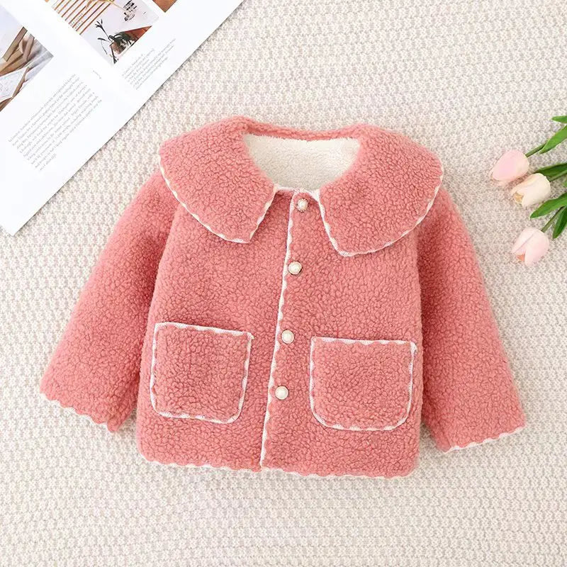 Veste d'hiver rose