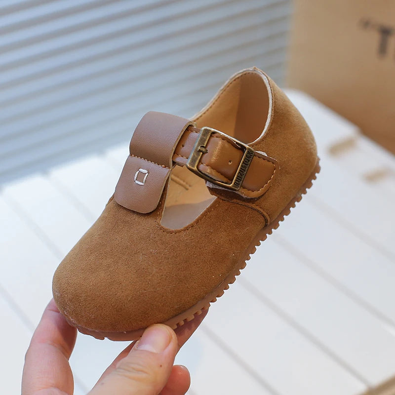 Chaussures plates rétro pour enfants