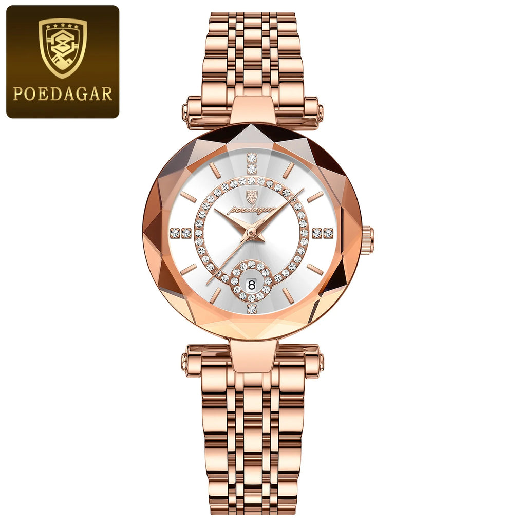 Montre de luxe en acier inoxydable