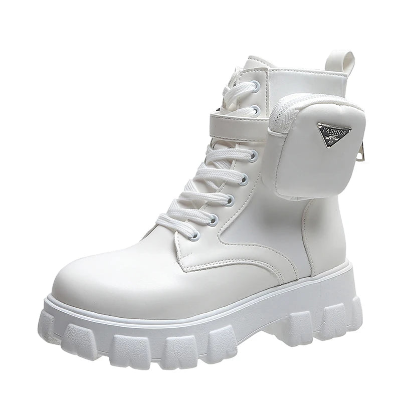 Zoom chaussures de moto talon épais