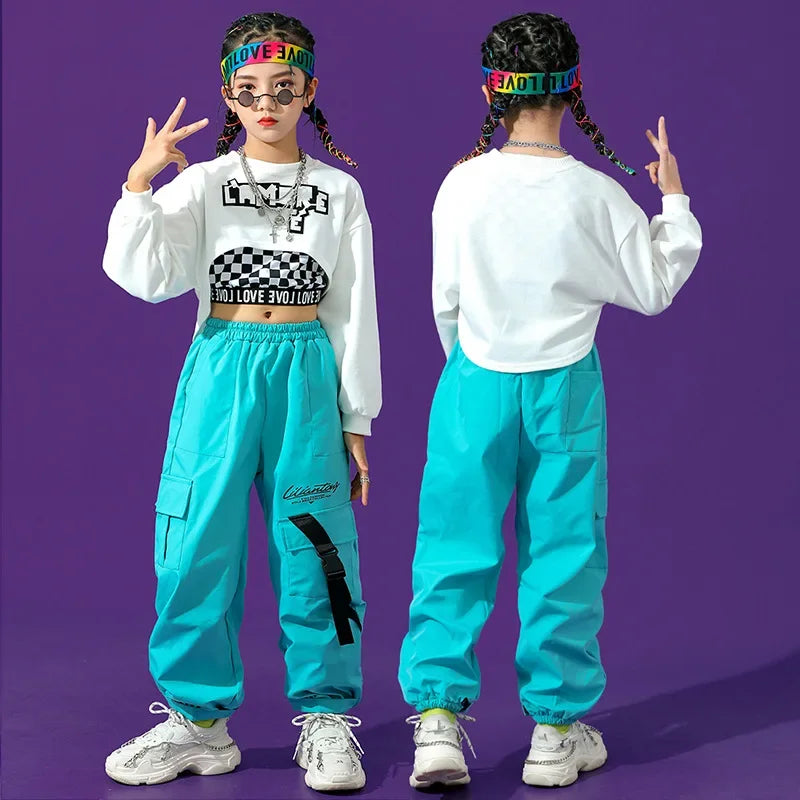 Ensemble hip-hop turquoise