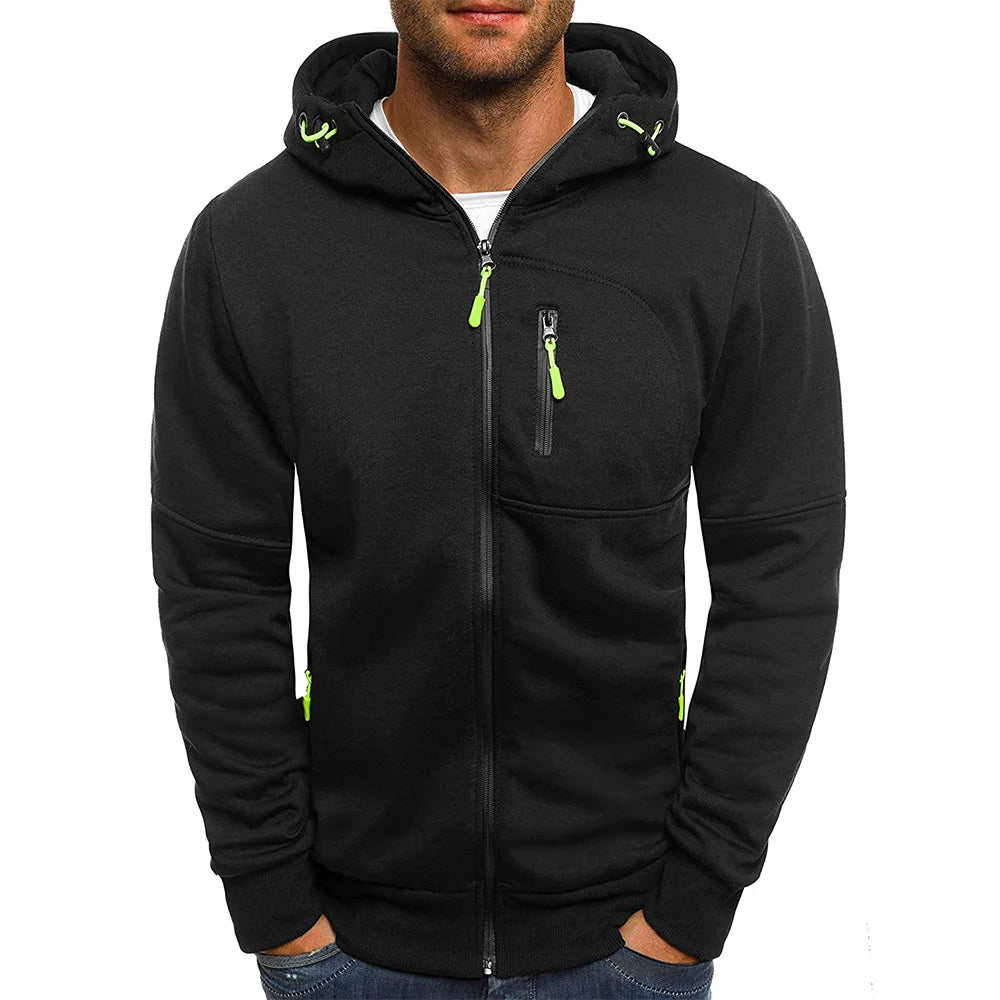 Sweat à capuche pour hommes noir