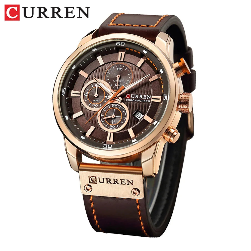 CURREN Date Quartz Homme