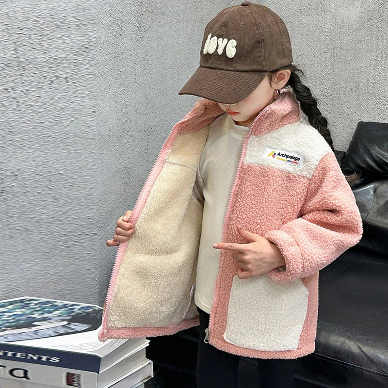 Intérieur Veste Patchwork chaude pour enfants