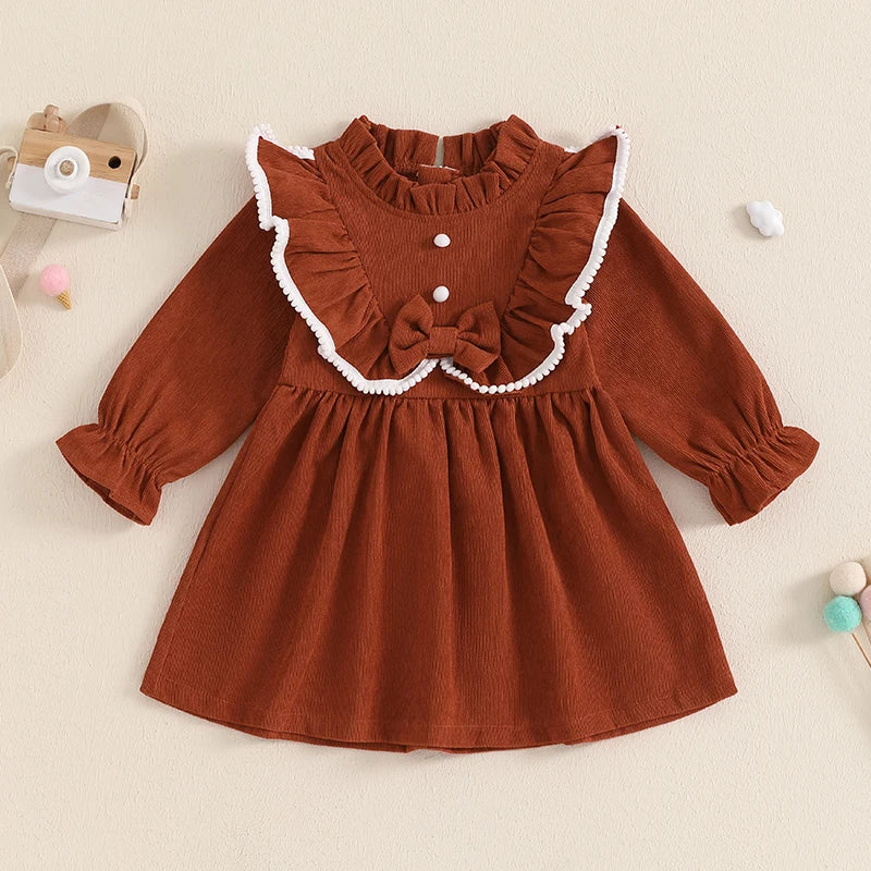 Robe En Velours marron