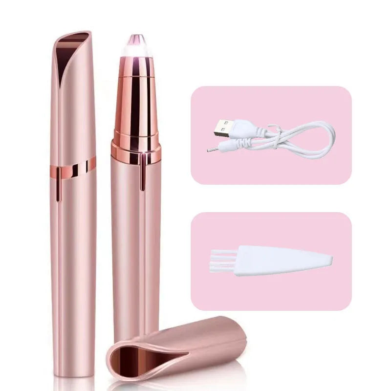 Appareil électrique pour sourcils de couleur or rose