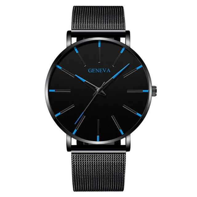 Montre homme ceinture maille