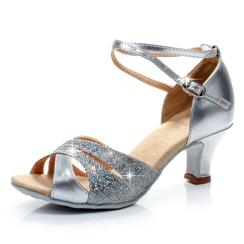 sandales silver danse latine