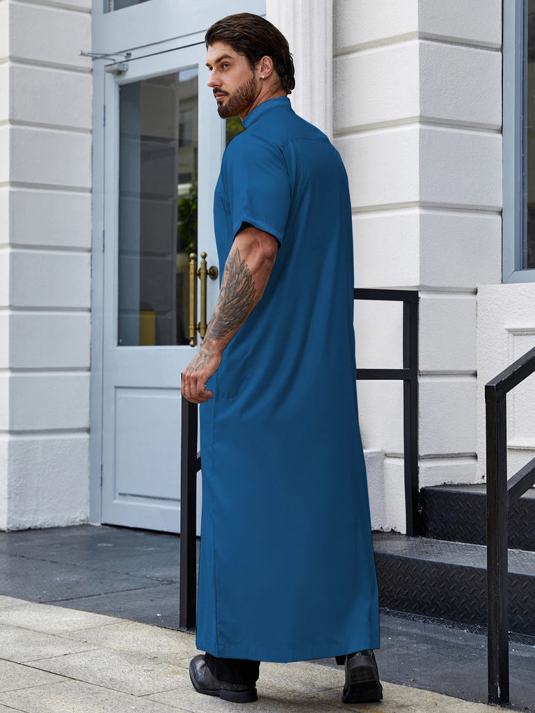 Abaya masculine Aziz bleue