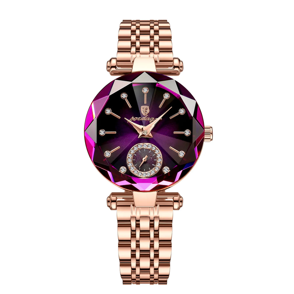 Montre de luxe POEDAGAR couleur violet