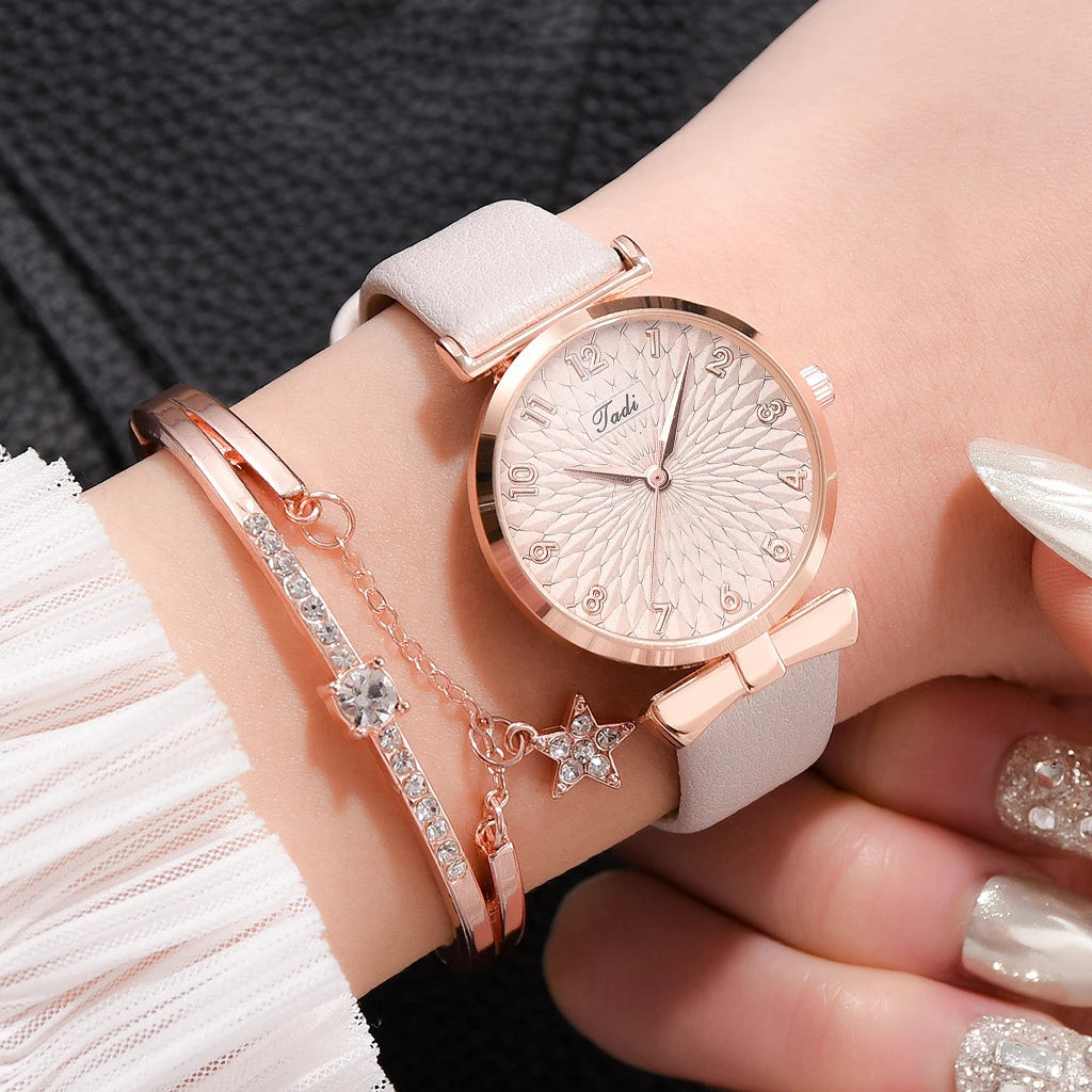 Montre à quartz élégance magnétique