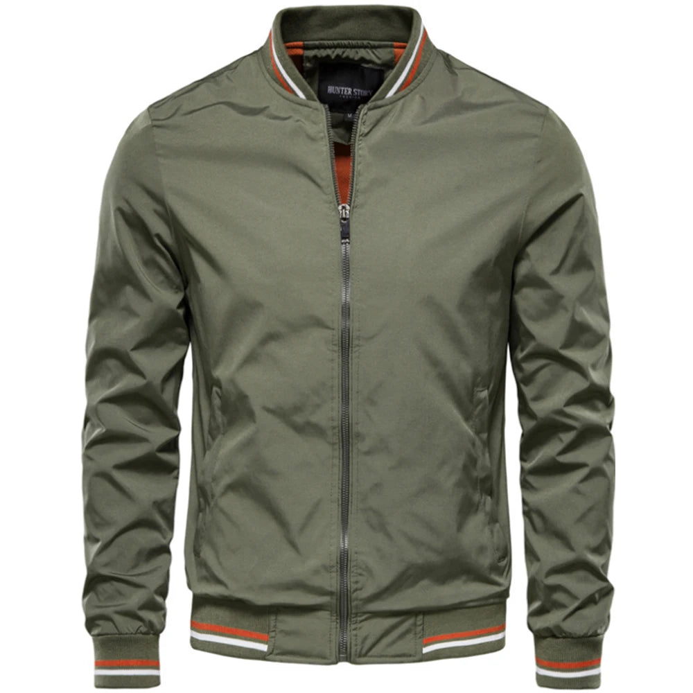 Blouson aviateur coupe-vent kaki