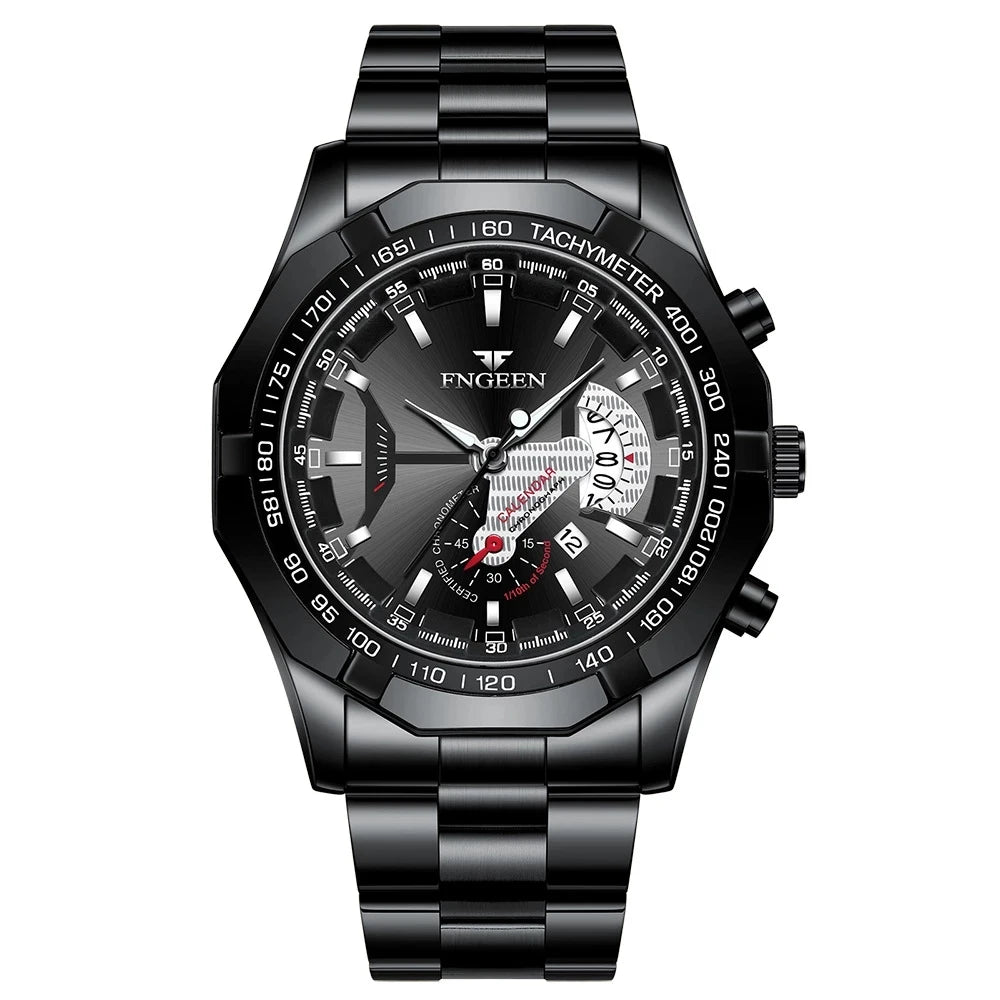 Montre de Luxe FNGEEN noire