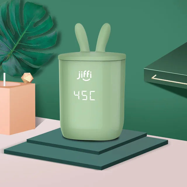 Chauffe-lait portable vert