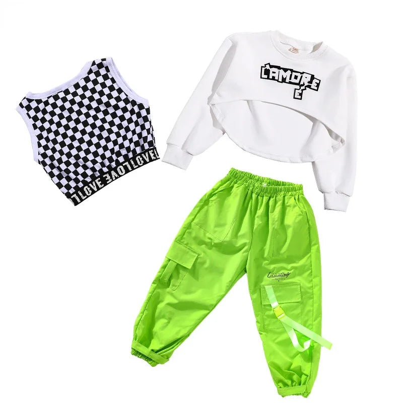 Tenue hip-hop verte