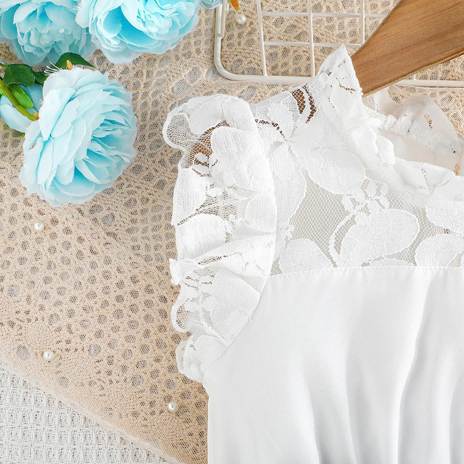Manche de la robe élégante