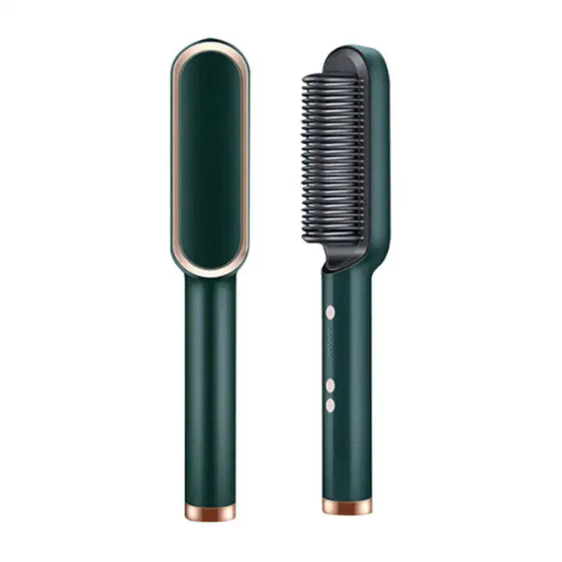 Peigne Lisseur 2-en-1 vert