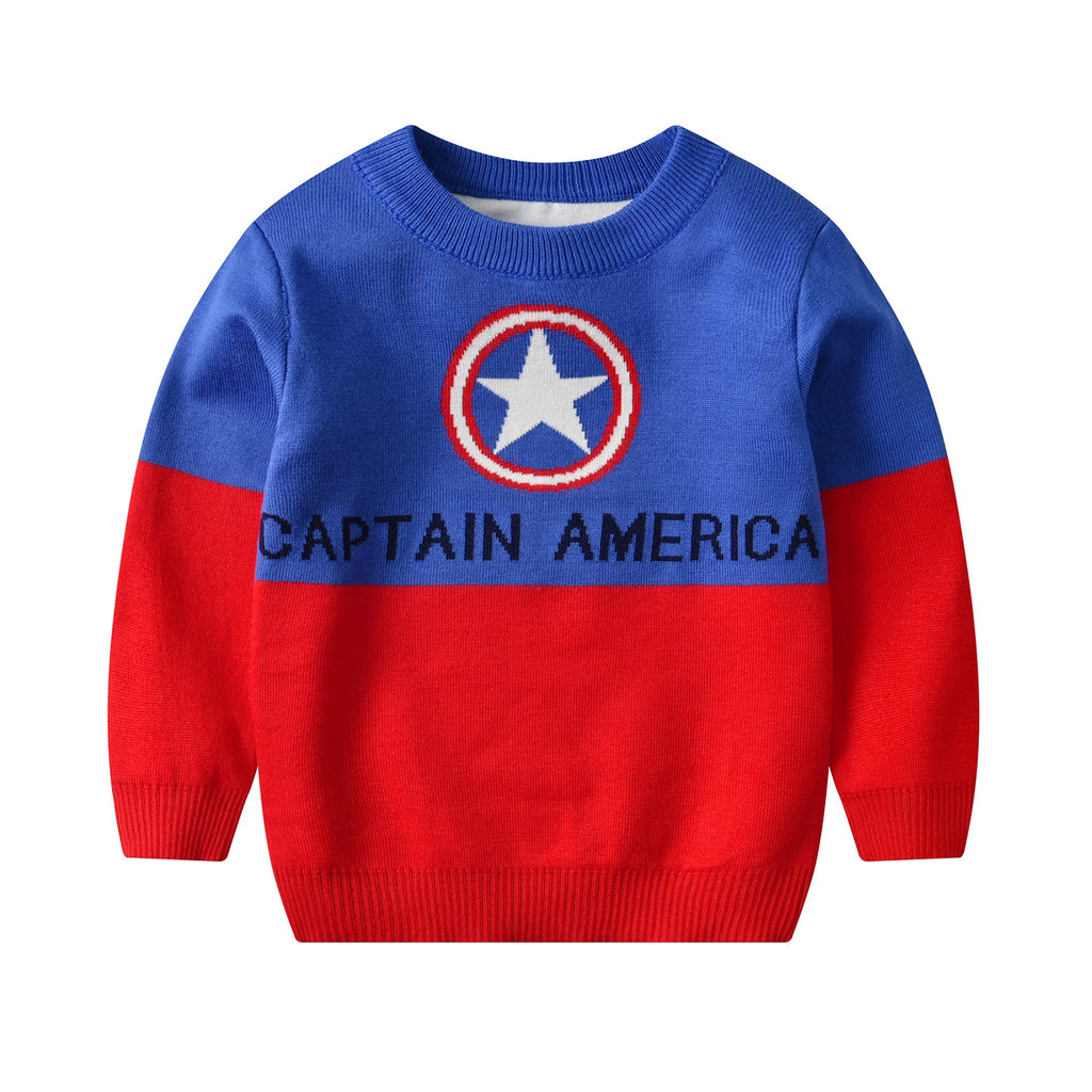 Pull en laine Captain America