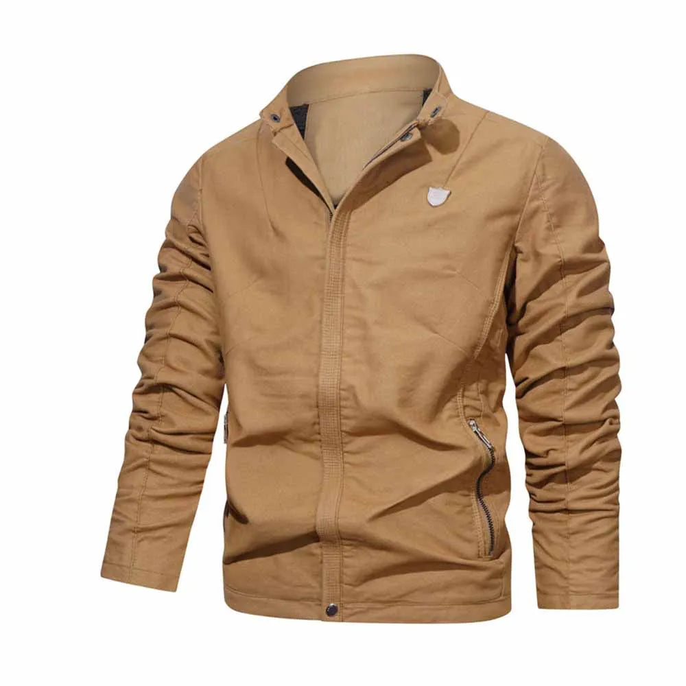 Veste rétro premium moutarde