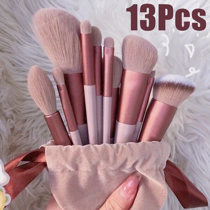 Ensemble de pinceaux de maquillage, 13 pièces
