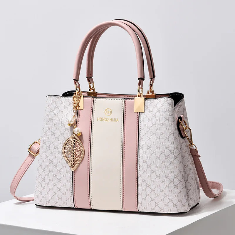 Sac à main à bandoulière simple rose