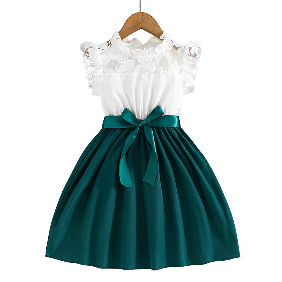 Robe élégante verte