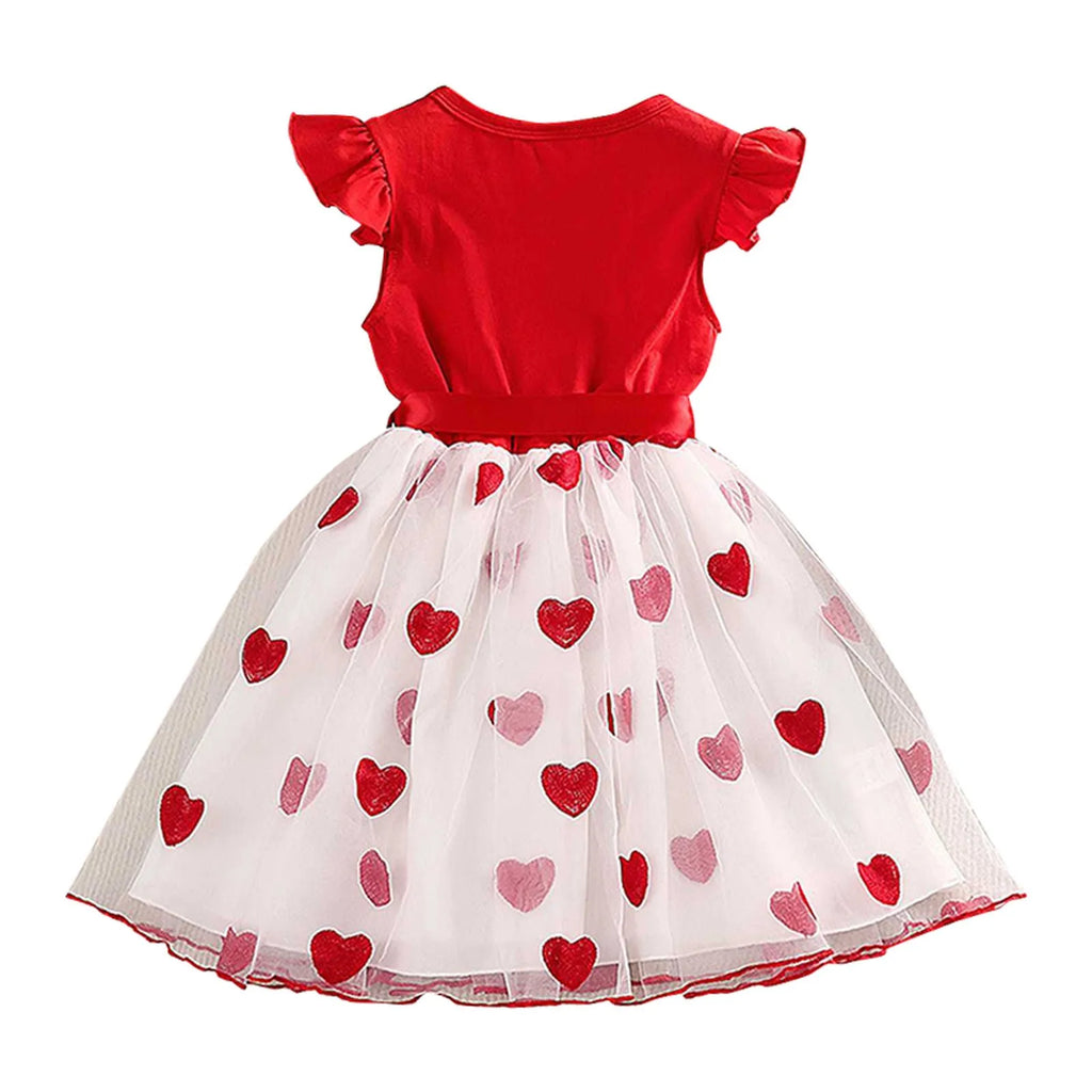 Robe coeur vue de dos