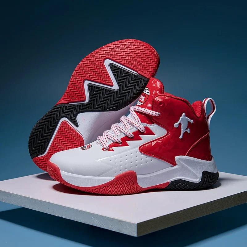 Chaussures Basket-ball rouge et blanc