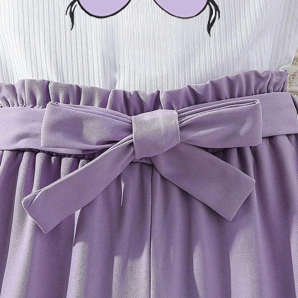 Zoom sur la ceinture de l'ensemble Deux Pièces Parma pour filles