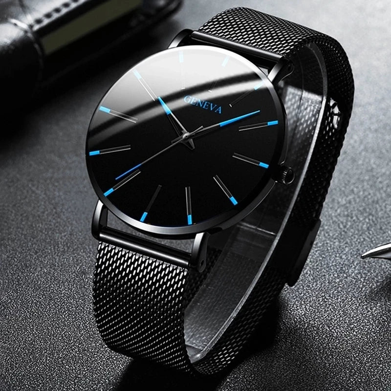 Montre Essenza à quartz ultra fine pour homme