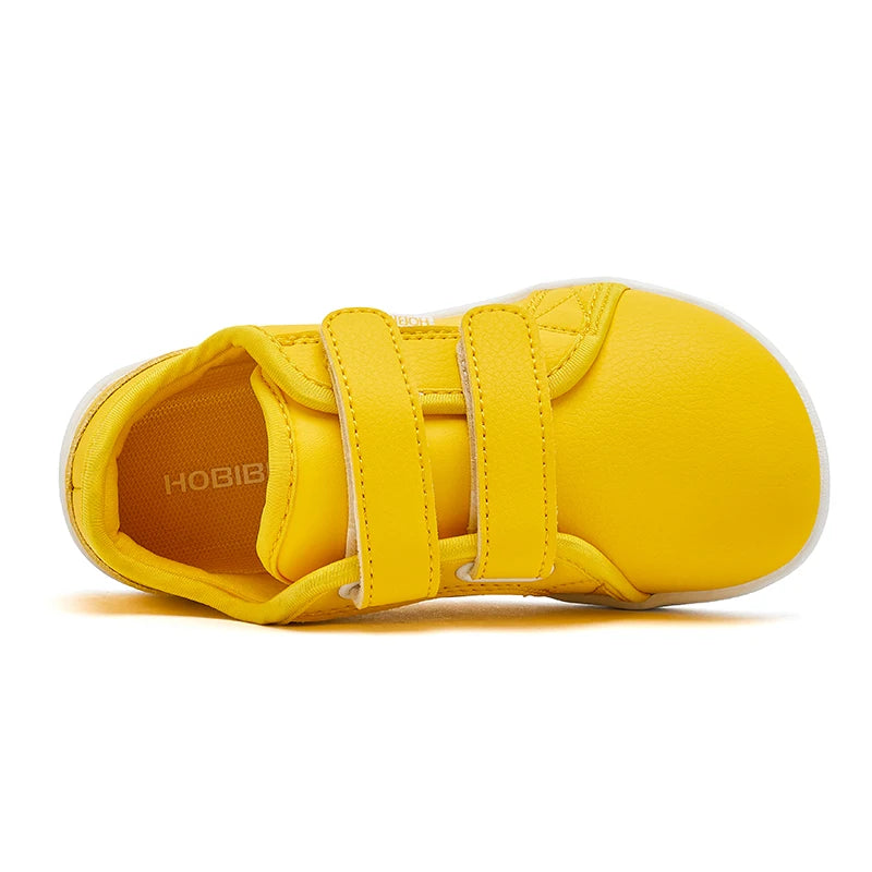 Chaussures légères en cuir jaunes