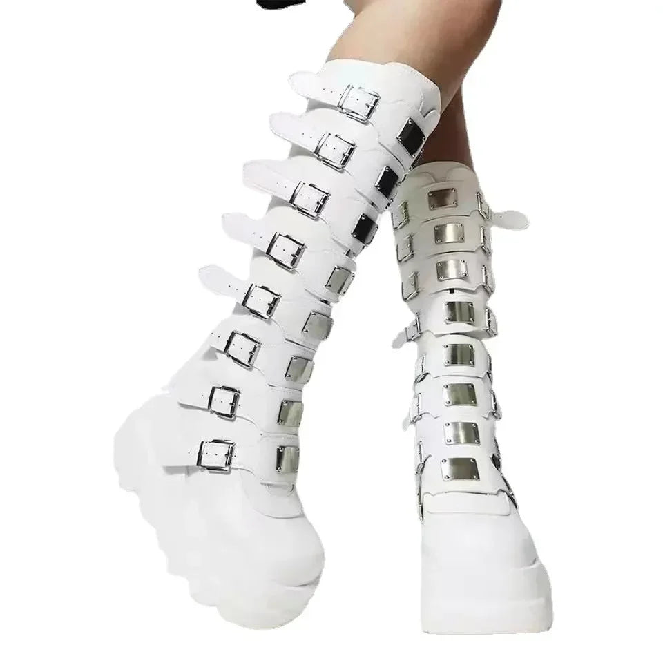 Bottes hautes blanches