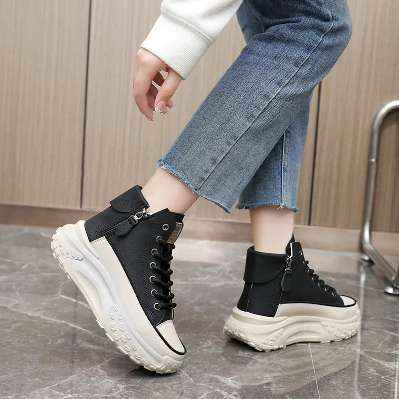 Baskets de luxe noires pour femmes