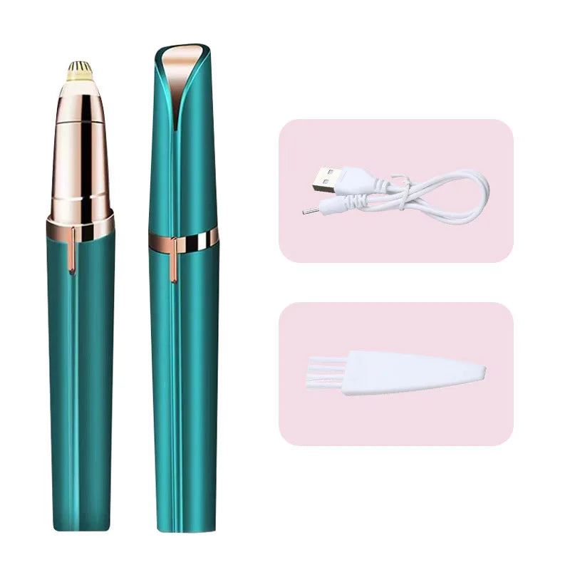 Appareil électrique pour sourcils de couleur verte