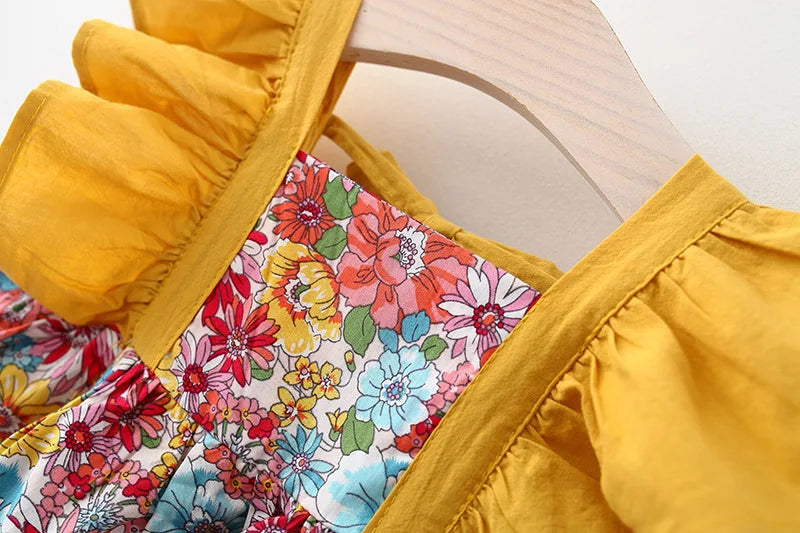 Motif floral de la robe